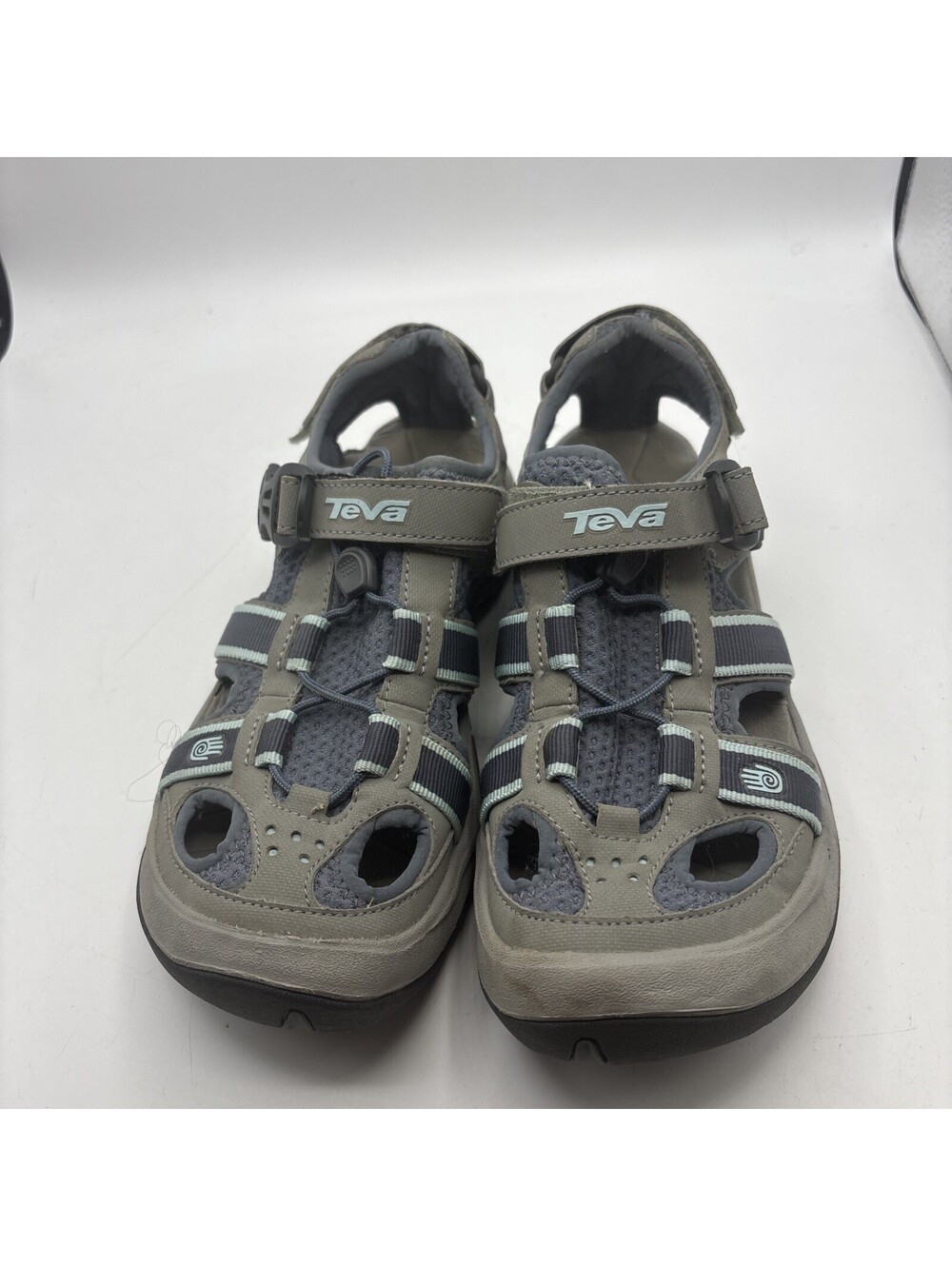 Teva Omnium 2 Women 8 Leather Sandals Brown Turkish Coffee Hiking Water - Picture 2 of 10